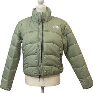 NWT The North Face Women's Puffer Jacket Full Zip Misty Sage Size XS